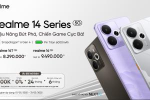 realme chính thức ra mắt bộ đôi “Bậc thầy chiến game”: realme 14 5G và realme 14T 5G, mang đến trải nghiệm người dùng tối ưu toàn diện