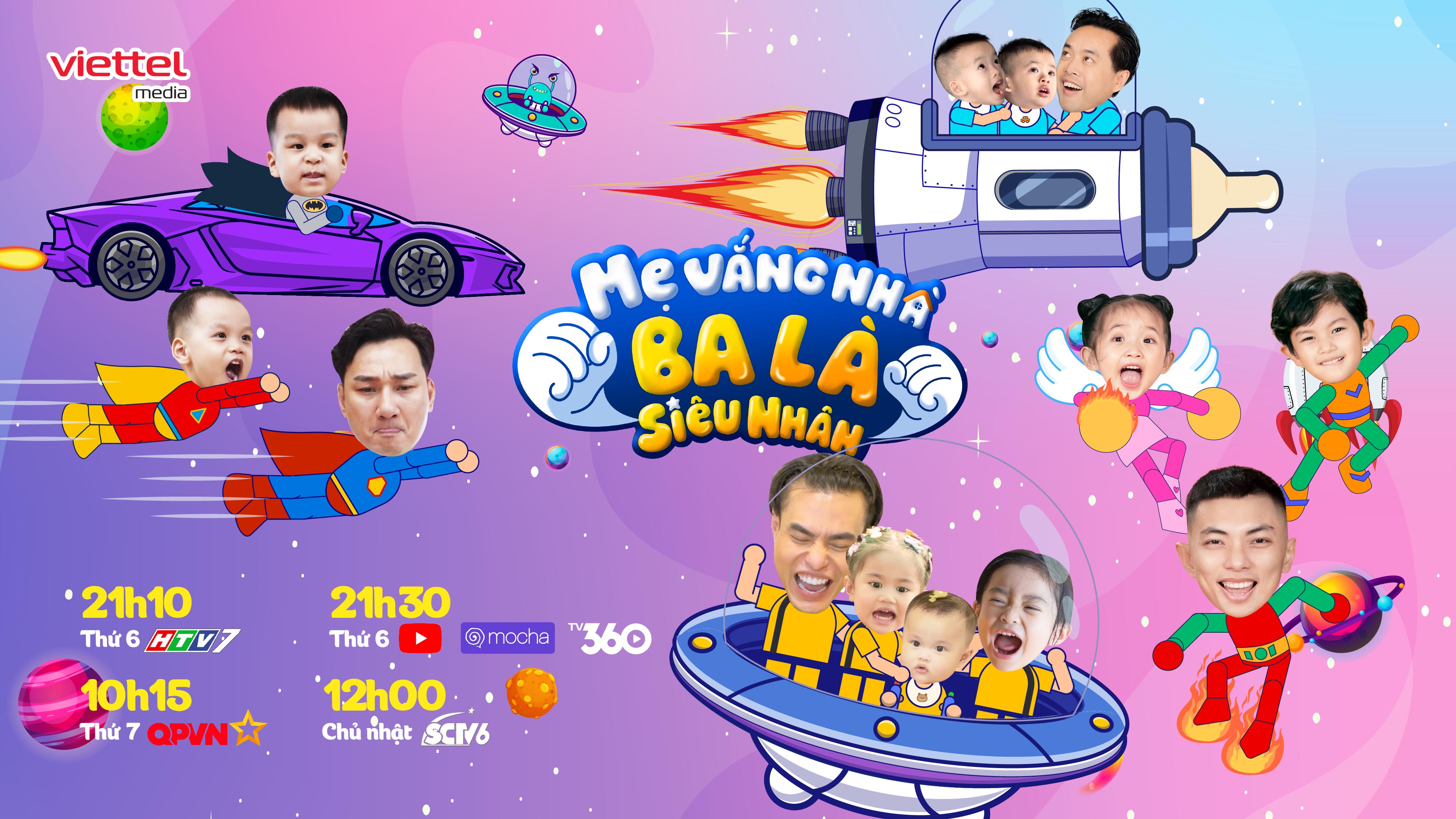 EZVIZ TRỞ THÀNH TRỢ THỦ ĐẮC LỰC CÁC ÔNG BỐ NỔI TIẾNG TRONG “MẸ VẮNG NHÀ BA LÀ SIÊU NHÂN”