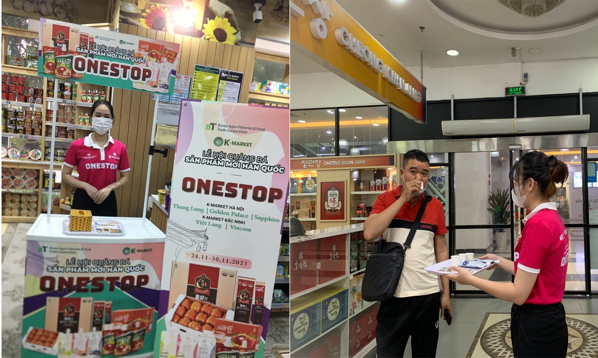Trải nghiệm thú vị tại lễ hội quảng bá sản phẩm mới hàn quốc ONE STOP 