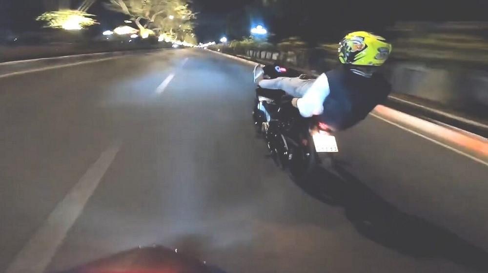 Xử lý thanh niên nằm ngửa chạy xe 120km/h ở Vũng Tàu